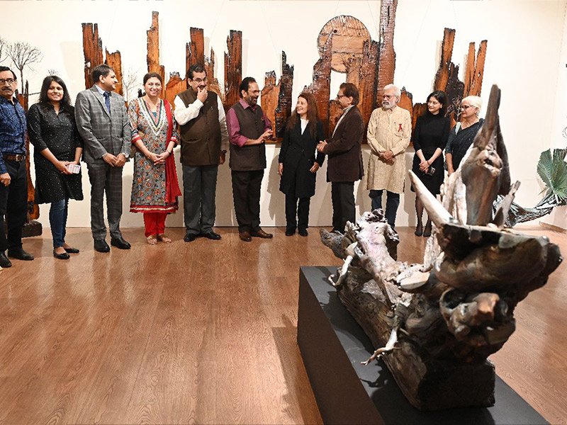 Exhibition inauguration, New Delhi