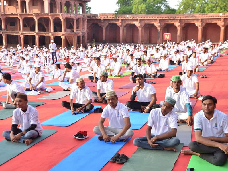 Yoga Day, 2022, Fatehpuri Sikri
